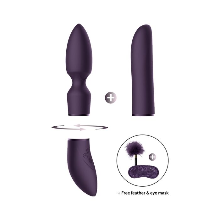 Pleasure kit vibrande clitoris - purpura