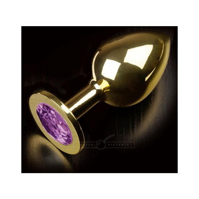 Plug anale gioielli large oro / morado