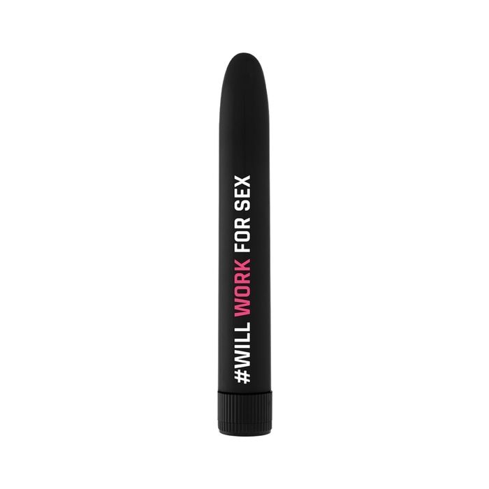 #willworkforsex - vibrador  negro