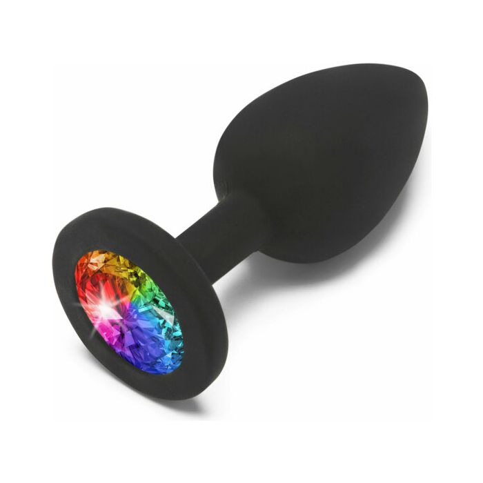 Rainbow booty jewel pequeño - negro