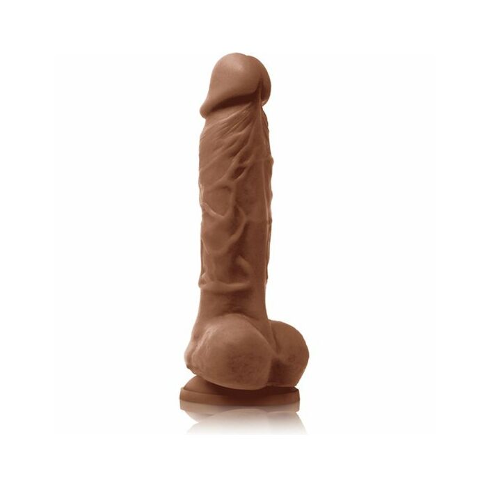 Colori piaceri realistici pene 18cm - caramello