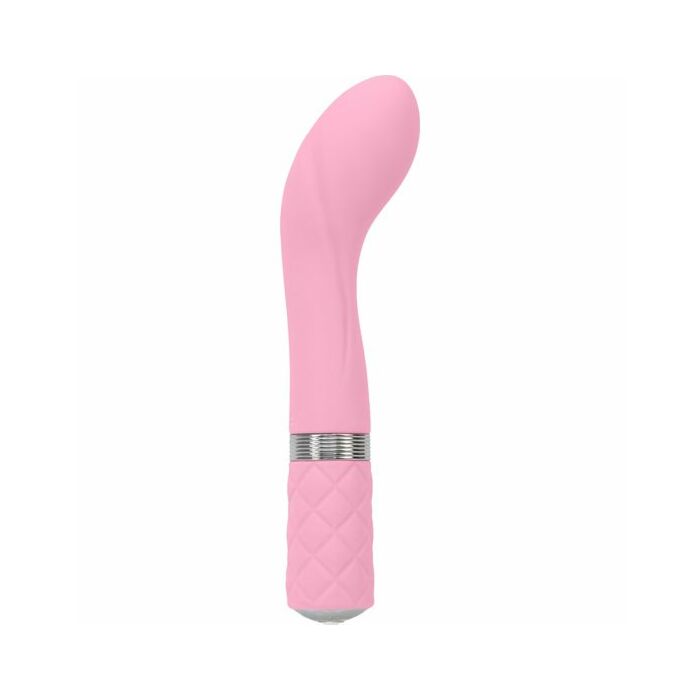 Vibratore Sassy g-spot con cristallo - rosa