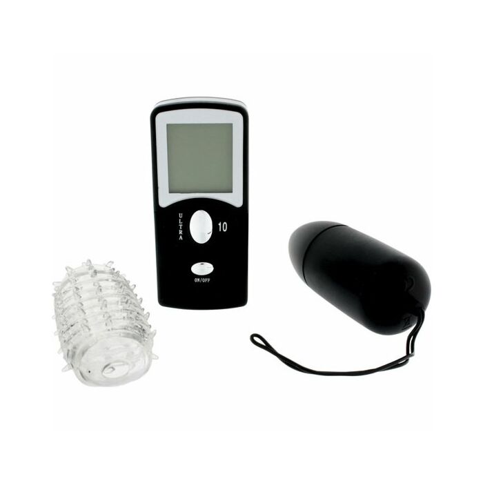 Proiettile vibrante con telecomando nero