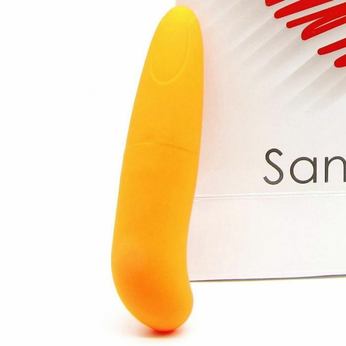 Saninex mini vibrador multi eccitante donna color naranja