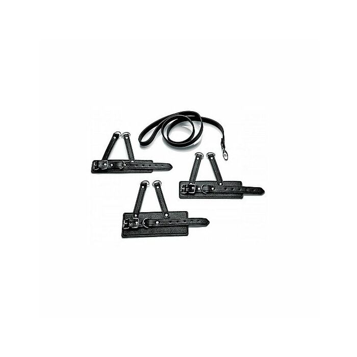 Set da allenamento per barella a 3 pezzi negro