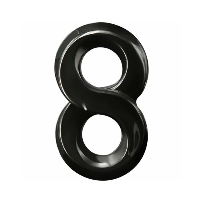 Anello Renegade lucky 8 - nero