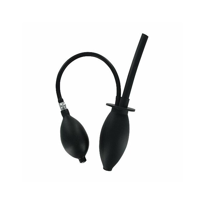 Clistere gonfiabile in silicone nero