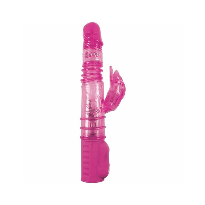 Vibratore coniglio Bunny tron con rosa rampante