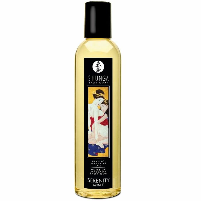 Shunga serenity monoi olio da massaggio erotico