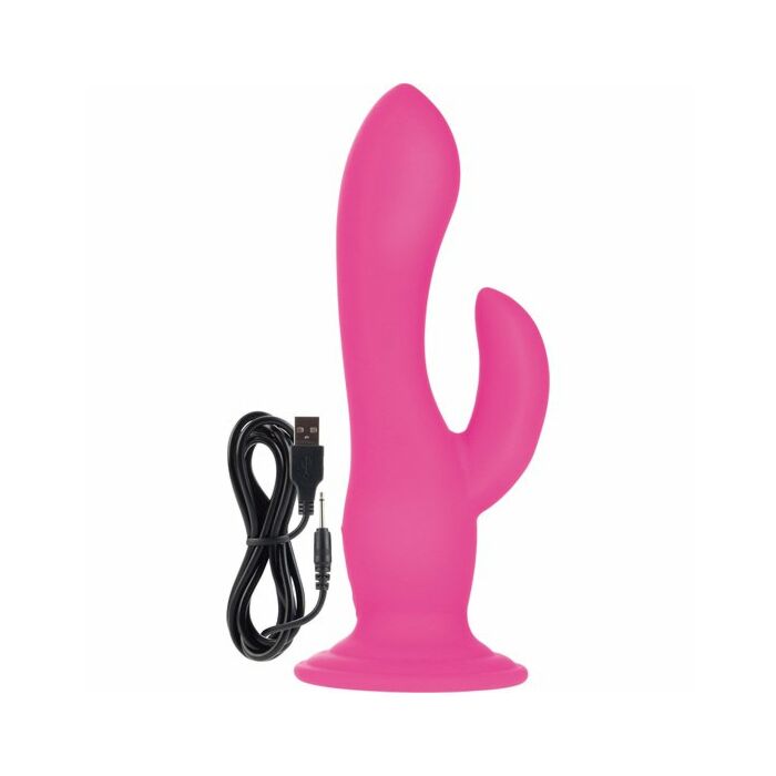 Vibratore ricaricabile USB rosa