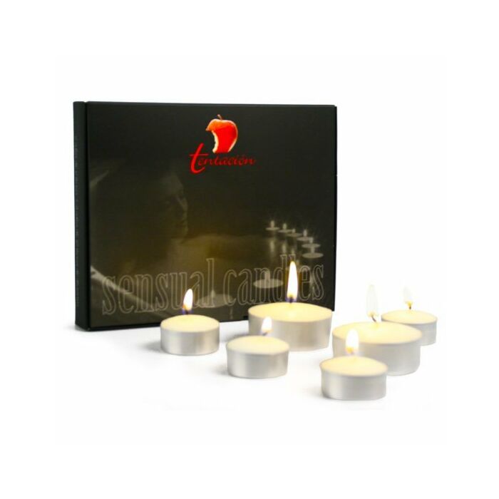 Candela da tentazione con bacche di feromoni rosse