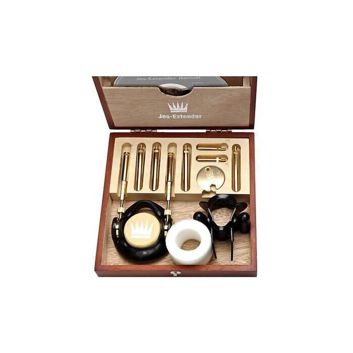 Jes-extender bañado en oro alargamiento de pene