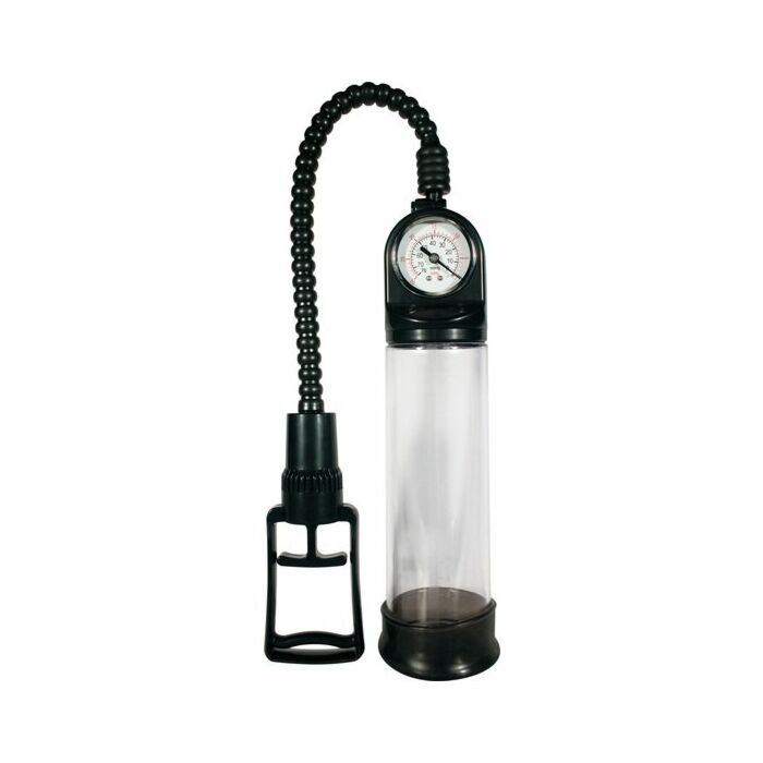 Pompa di erezione con manometro nero