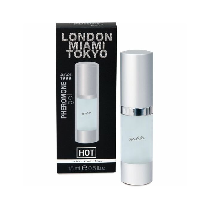 Gel con feromoni londra miami tokyo uomo 15ml