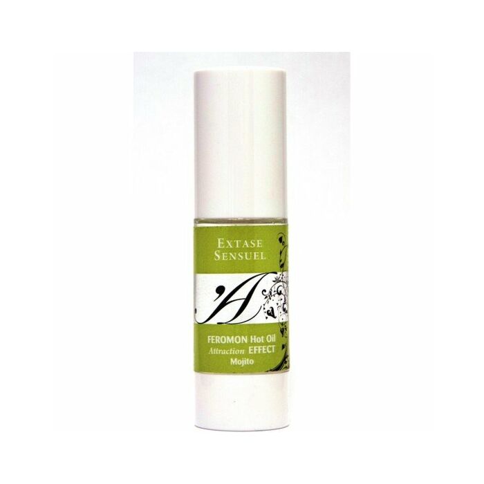 Estrai sensuel olio da massaggio ad effetto calore con feromoni di mojito