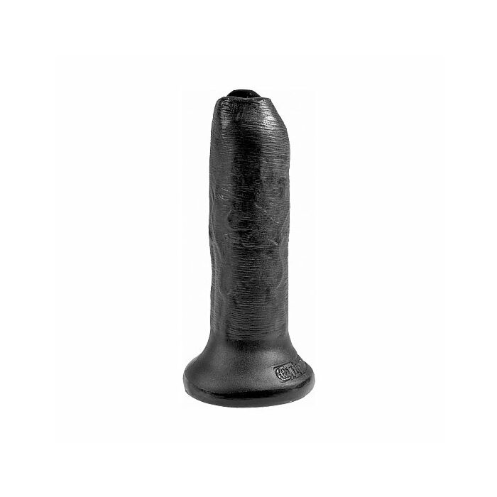 Uncut 16,5cm - pene realistico con prepuzio mobile - nero