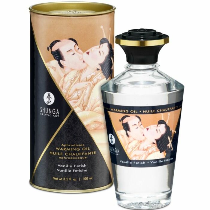 Shunga fetish effetto massaggio con olio di vaniglia 100 ml