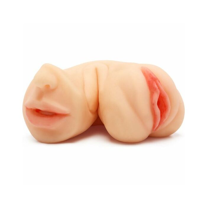 Masturbatore stretto per vagina / bocca a doppia vibrazione