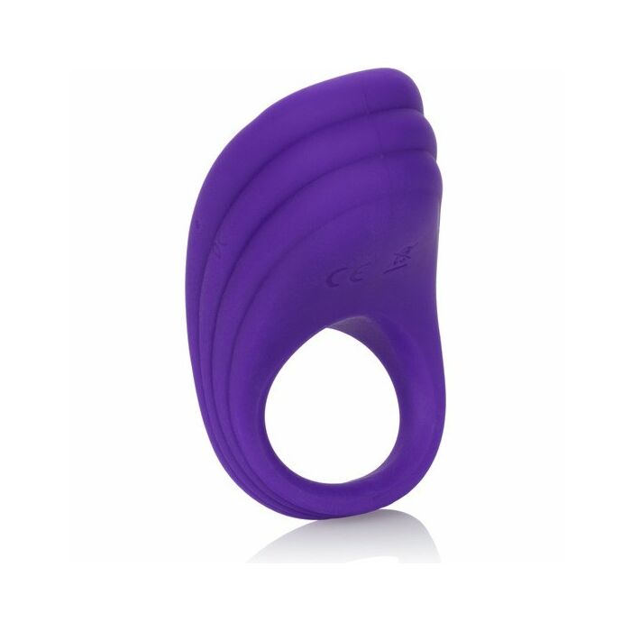 Anello vibrante ricaricabile in silicone viola