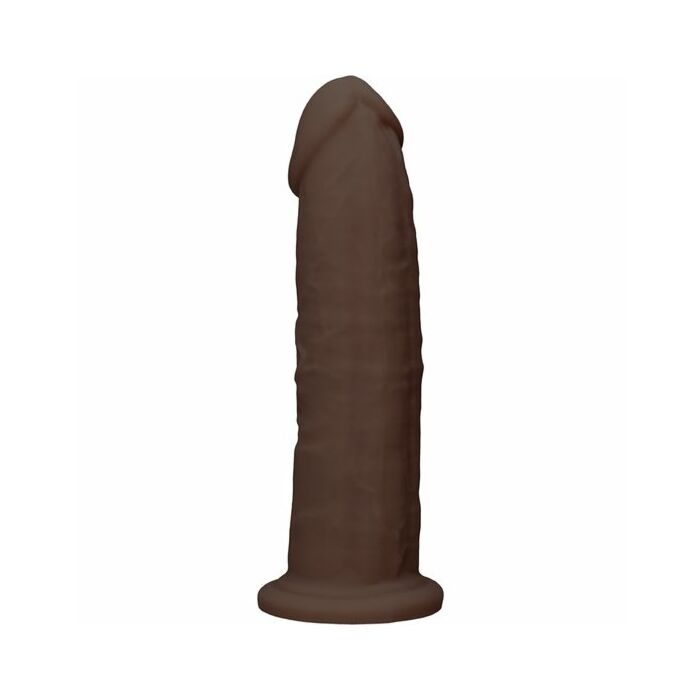 Dildo in silicone senza testicoli 22,8cm - marrone