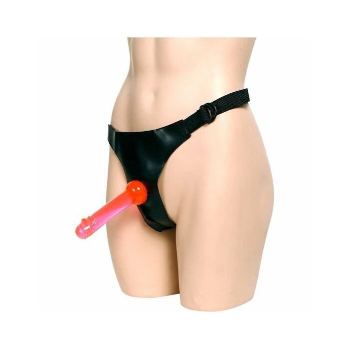 Imbracatura regolabile con 2 dildo