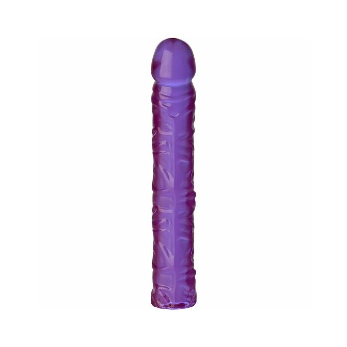 Dildo classico in gelatina 25 cm morado