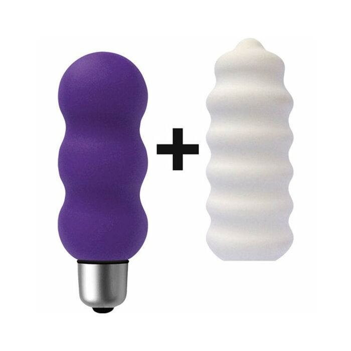 Joystick per micro stimolatore giroscopico con cover viola / bianco