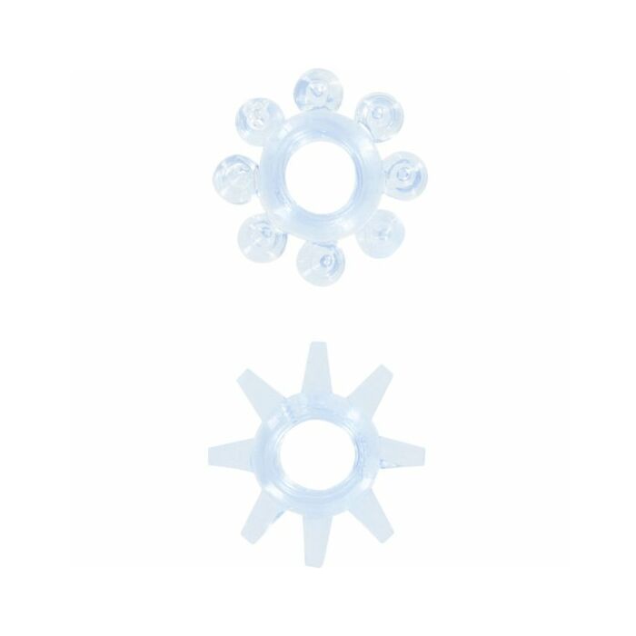 Anello elastico blu di potenza 2 pezzi