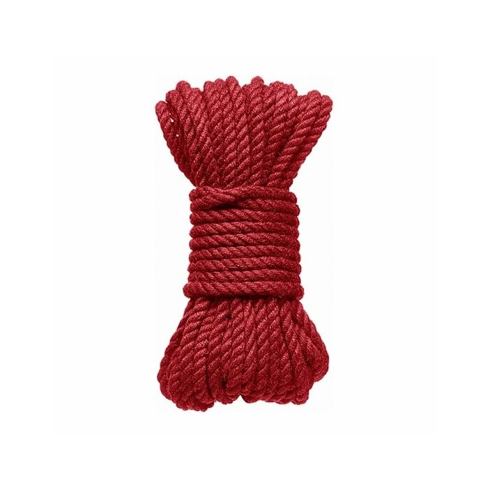 Corda bondage di canapa Kink 1524x0,6cm - rossa