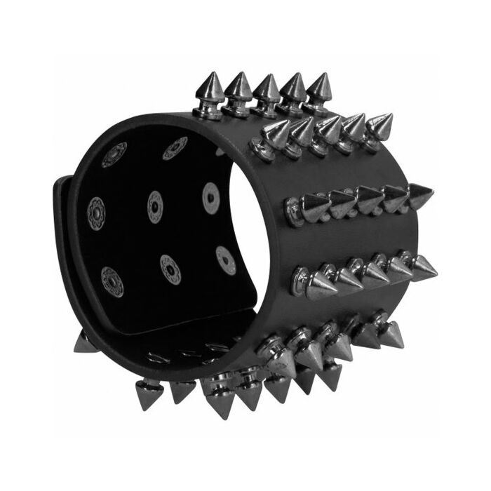 Ahia! teschi e ossa brazalete extreme - negro