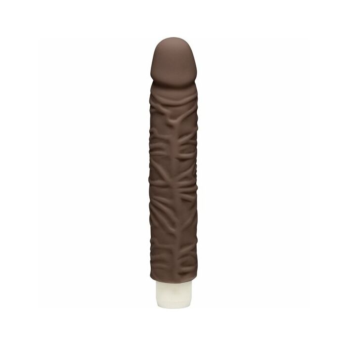 Il vibratore shakin realistico al cioccolato di 23 cm