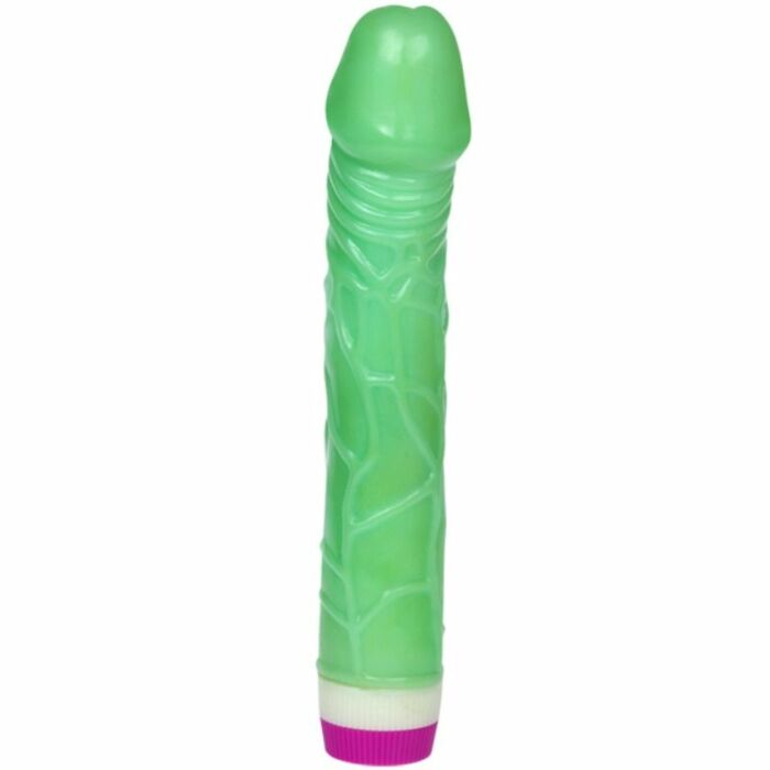 Onde di piacere vibrador verde 23 cm