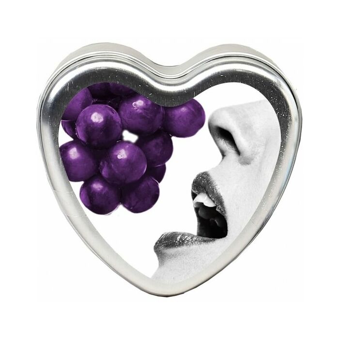 Candela da massaggio all'uva