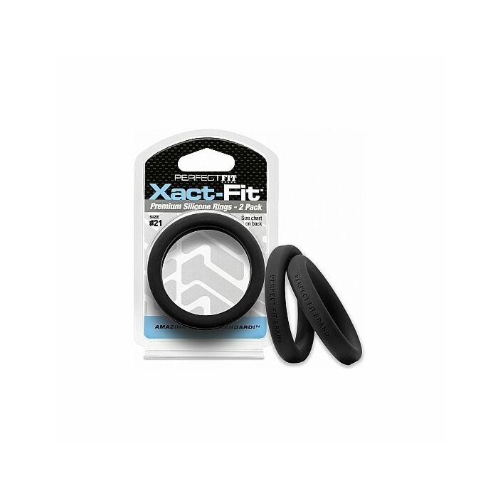 Anelli Xact-fit in Silicone 20cm - Nero
