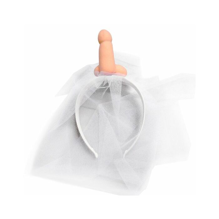 Velo da sposa bianco con weenie
