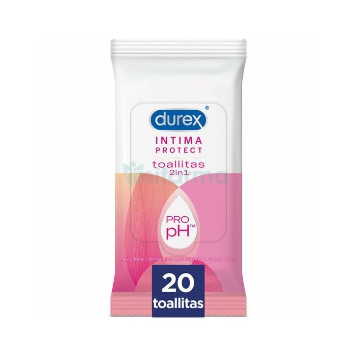 Durex intima protegge l'igiene intima salviette 20 uts