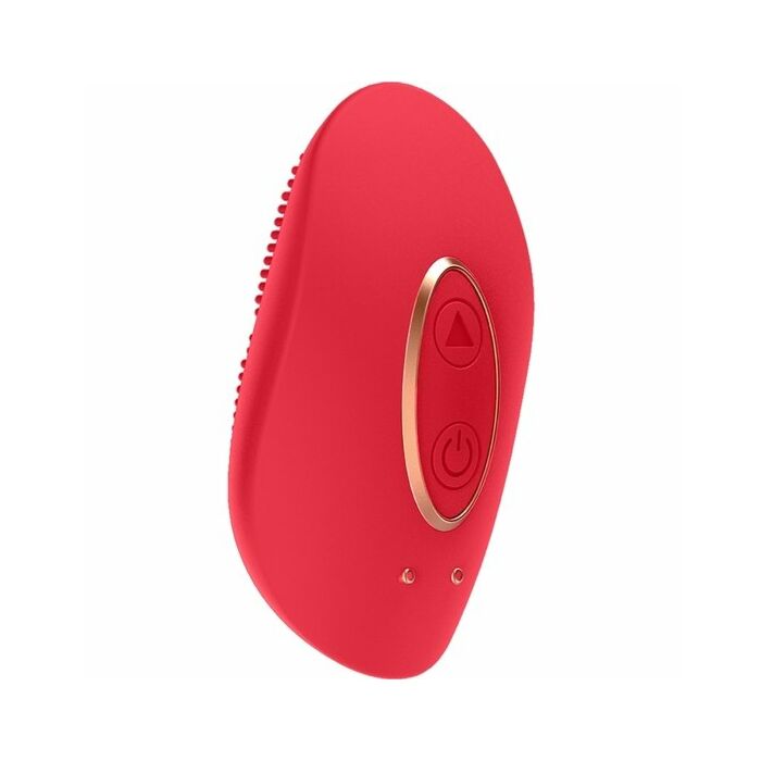 Prezioso mini stimolatore clitorideo ricaricabile - Rosso
