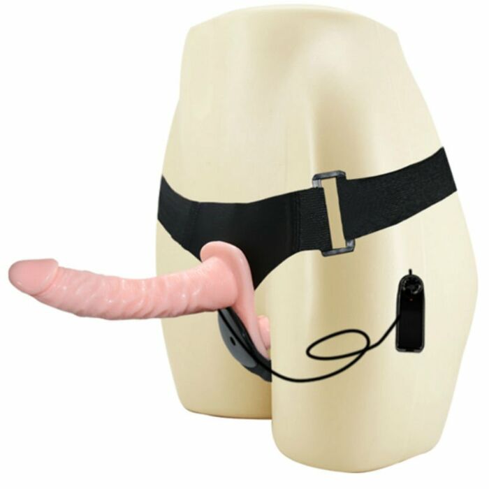 CINTURINO CON DILDO COLORE DOPPIO NATURALE