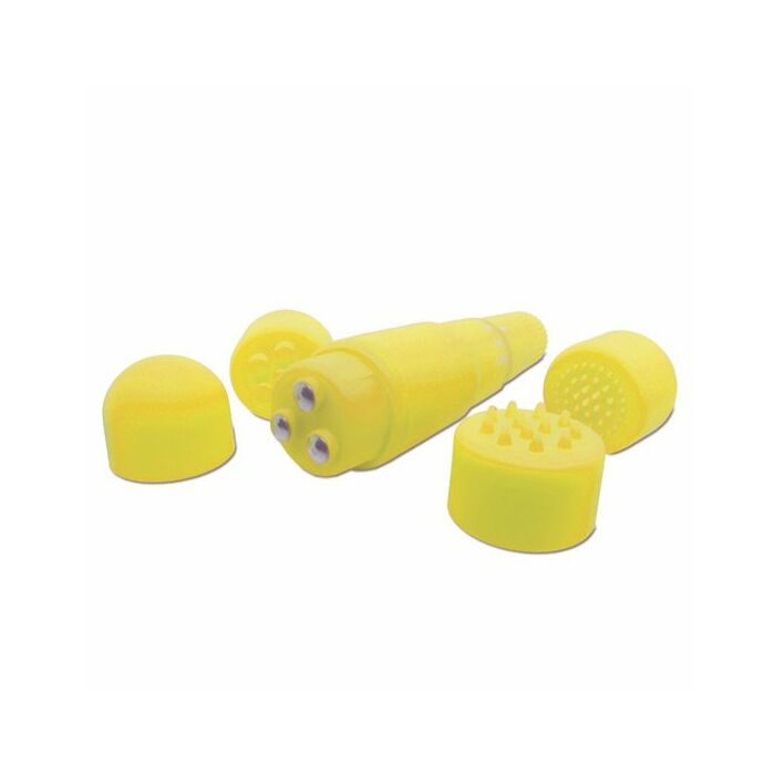 Mini massaggiatore neon luv touch giallo