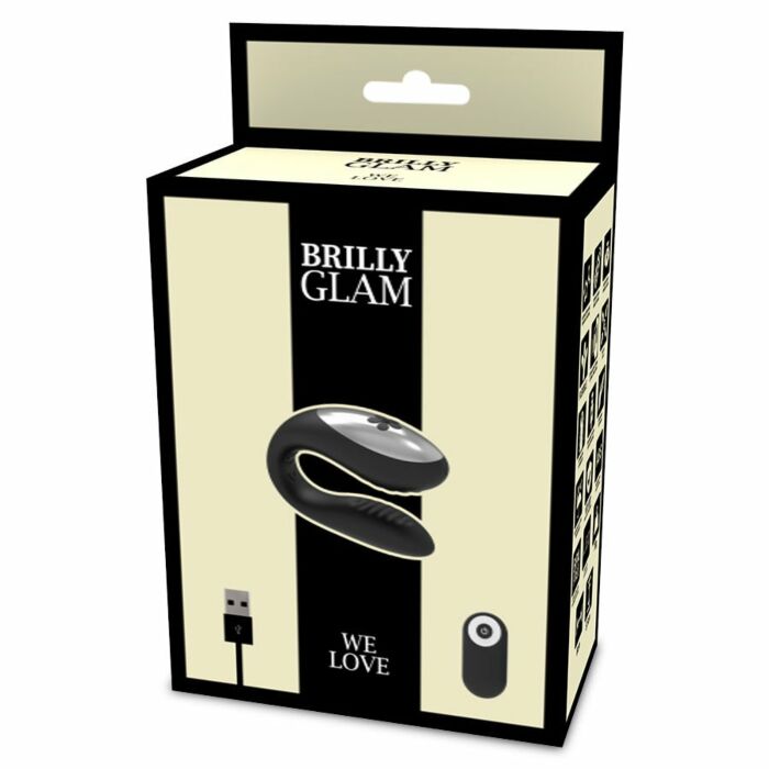 Brilly glam we love vibratore per coppie telecomando nero