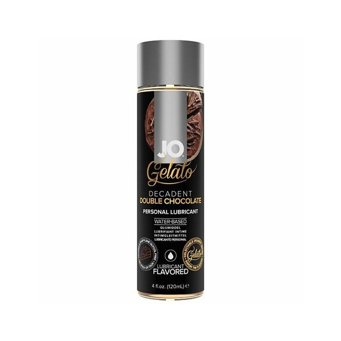 System jo - lubrificante decadente a base di acqua decadente doppio gelato al cioccolato 120ml