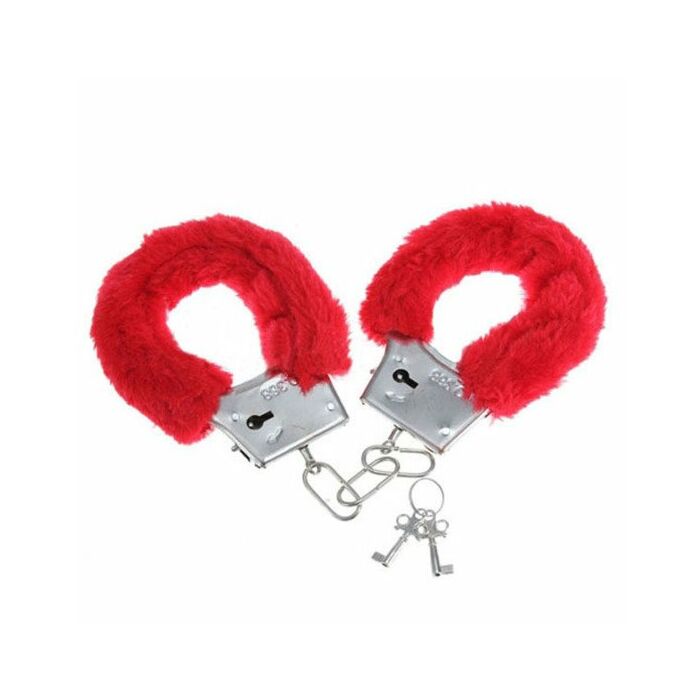 Manette di Peluche Rosso Seduzione