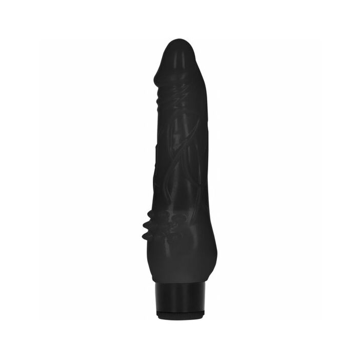 Gc realistico pene vibrante spesso 20 cm - nero