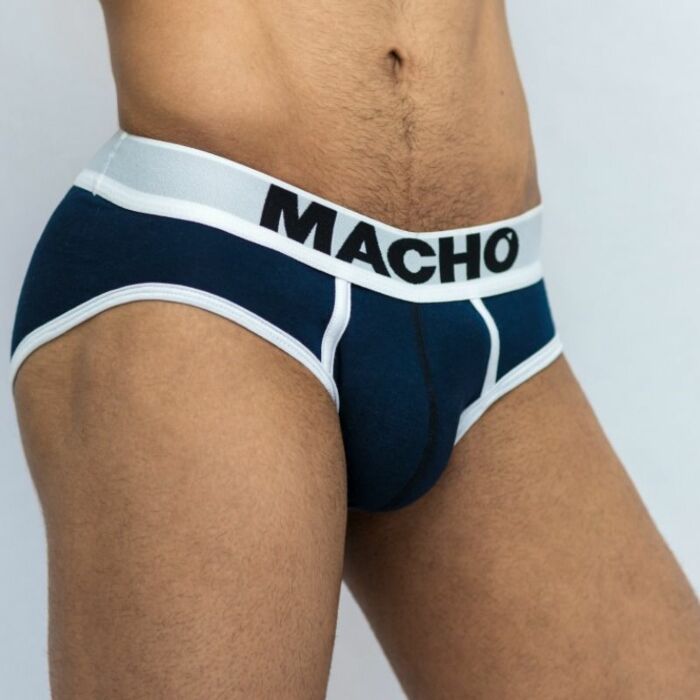Uomo - ms129 slip corti blu scuro taglia s
