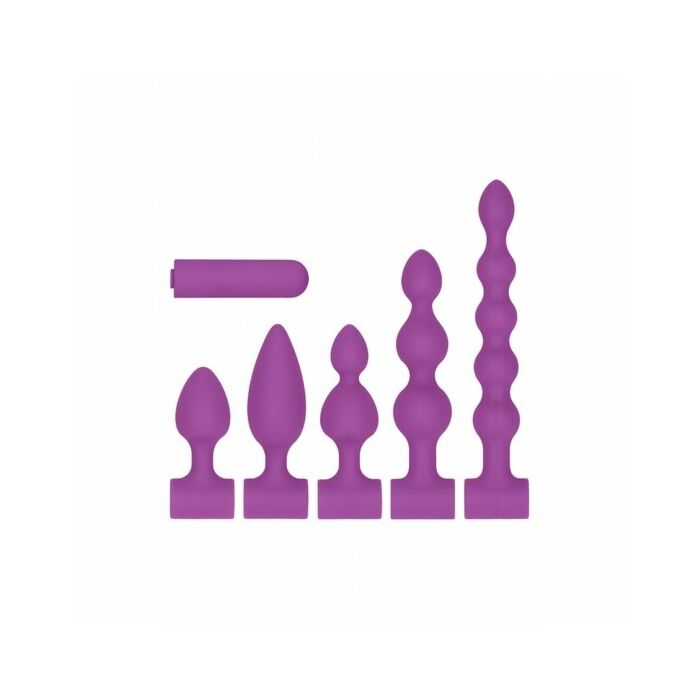 Kit silicone ricaricabile usb viola - viola