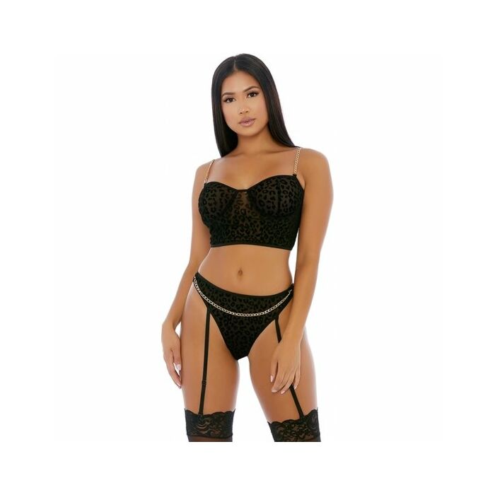 Incatenami bustier set negro