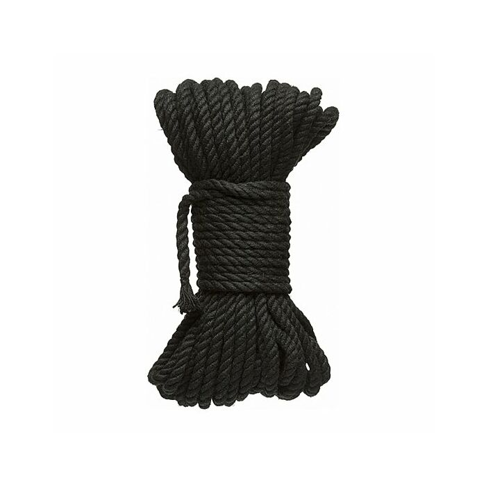 Kink bondage rope canapa 914x0,6cm - nero