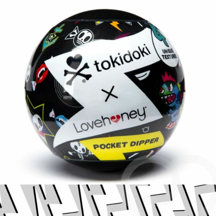 Mini masturbatore maschile Tokidoki con trame fulminee