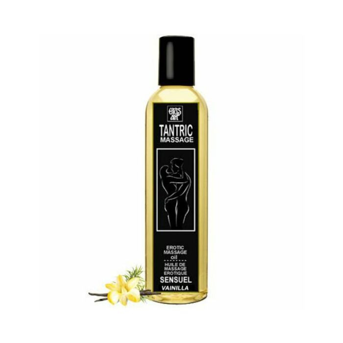 Olio da massaggio tantrico naturale eros-art e aphrodisã aco vaniglia 200ml