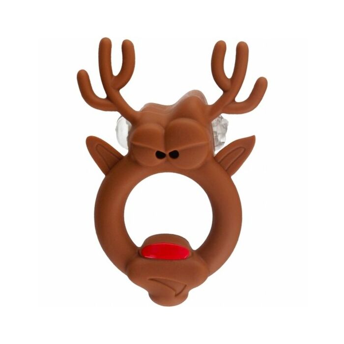 Anello vibrante di renne di Natale